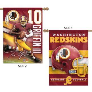 Washington Redskins Banner Flag 2-Ply Double-Sided #1 28x40 In