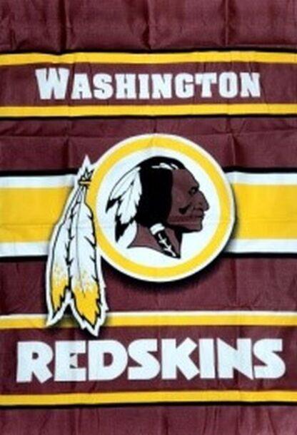 Washington Redskins Banner Flag 2-Ply Double-Sided #3 28x40 In