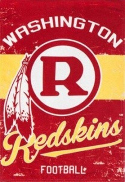 Washington Redskins Vintage Double-Sided Vertical House Banner Flag