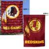 Washington Redskins Suede & Glitter Banner Flag 29x43 In