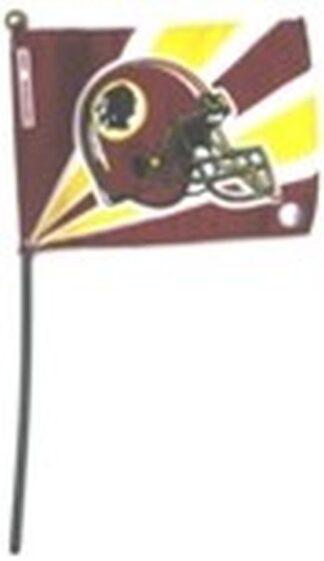 Washington Redskins Helmet Stick Flag 4x6 In