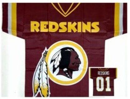 Washington Redskins Players Jersey Banner 30x34 In