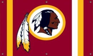 Washington Redskins Applique & Embroidered Fan Banner
