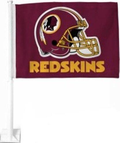 Washington Redskins Helmet Car Flag