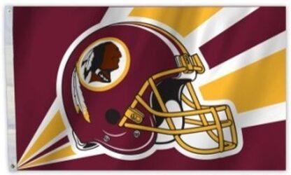 Washington Redskins Helmet Nylon Flag