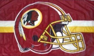 Washington Redskins Helmet & Stripe Flag D-Rings