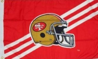 San Francisco 49ers Helmet Stripe Rare Vintage Flag 2x3 Ft