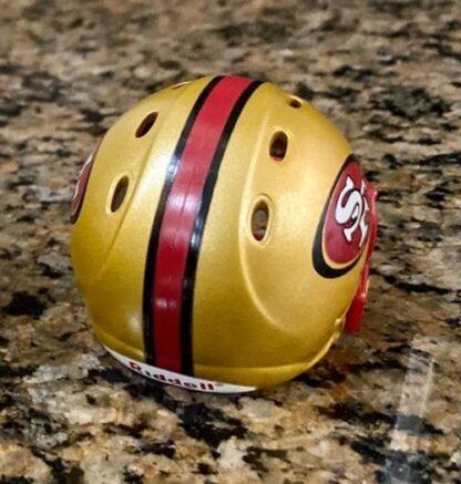 San Francisco 49ers Ridell Pocket Size Revolution Helmet 2x2.25 In