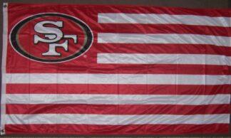 San Francisco 49ers Nation Striped Flag 3x5 Ft