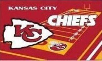 Kansas City Chiefs Football Field Flag 3×5 FT