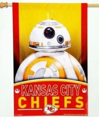 Kansas City Chiefs Star Wars BB-8 Banner Flag 28×40 In