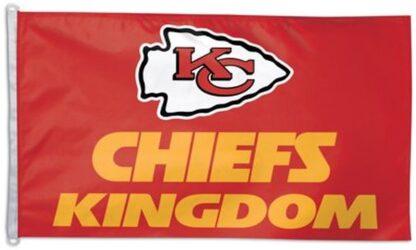 Kansas City Chiefs Kingdom D-Rings Flag 3×5 FT