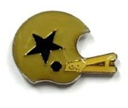 Vintage Dallas Cowboys Helmet Gold Hat Lapel Pin Pinback Tie Tack