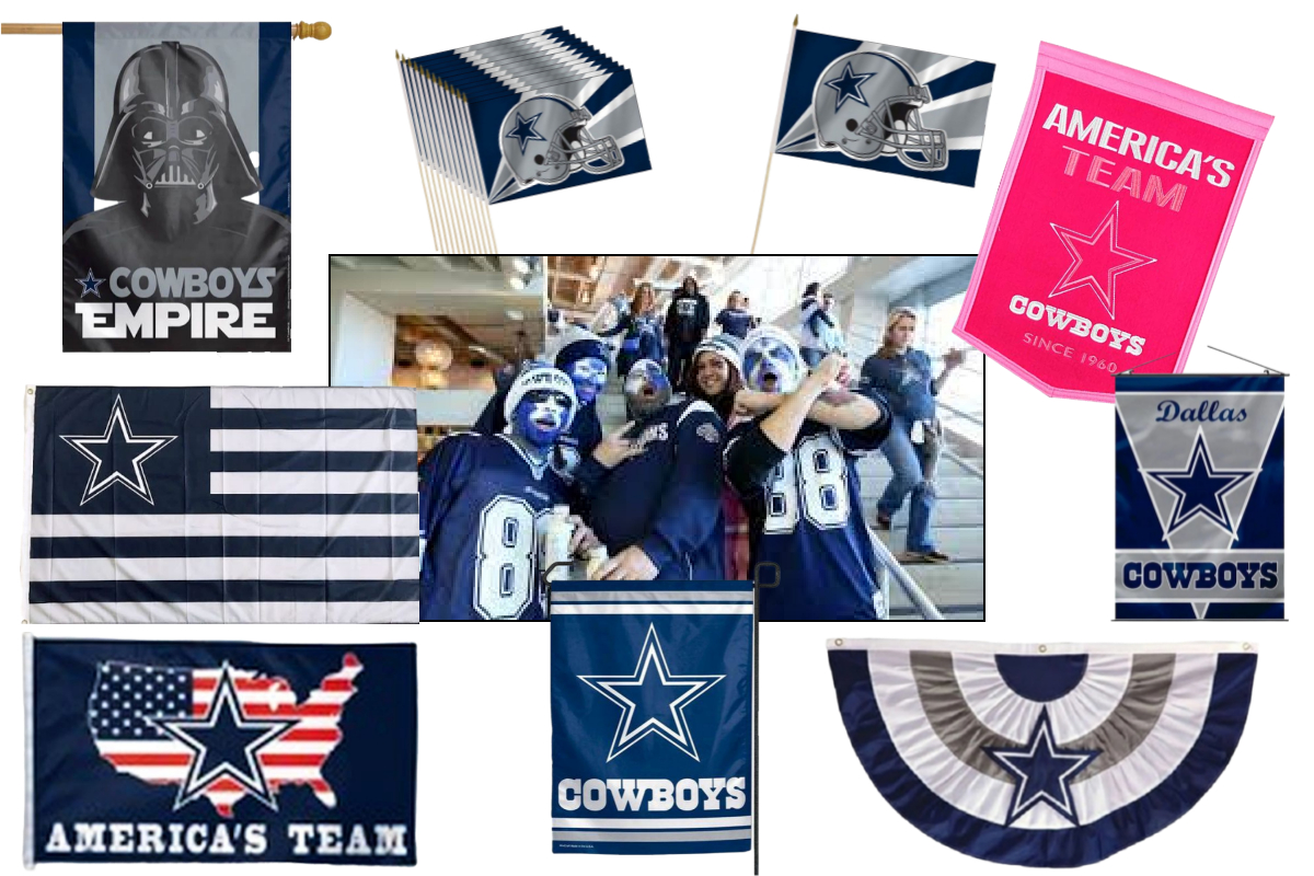 Dallas Cowboys Flags, banners and other fan favorites