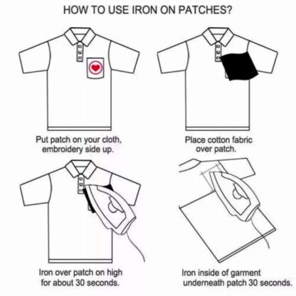 Iron On Patch Instructions