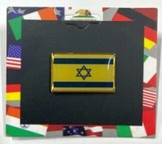 Israel Hat Lapel Pin Pinback Tie Tack Pin .75x1 In
