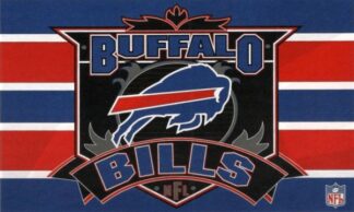 Buffalo Bills Stripes Red White Blue Flag 3x5 Ft