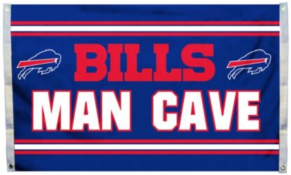 Buffalo Bills Man Cave Banner Flag 3x5 Ft