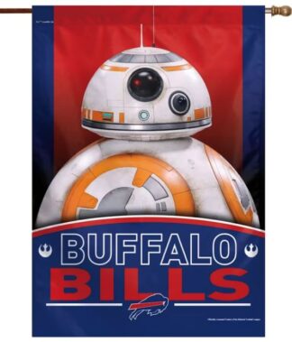 Buffalo Bills Star Wars BB-8 Banner Flag 28×40 In