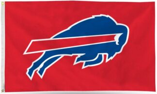 Buffalo Bills Classic Red Single-Sided Flag 3x5 Ft