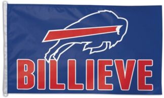 Buffalo Bills Billieve Flag D-Rings 3x5 Ft