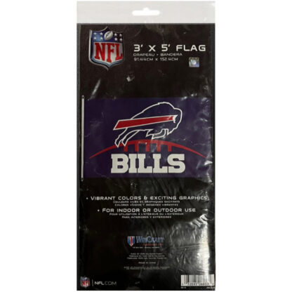 Buffalo Bills Football Flag D-Rings 3x5 Ft