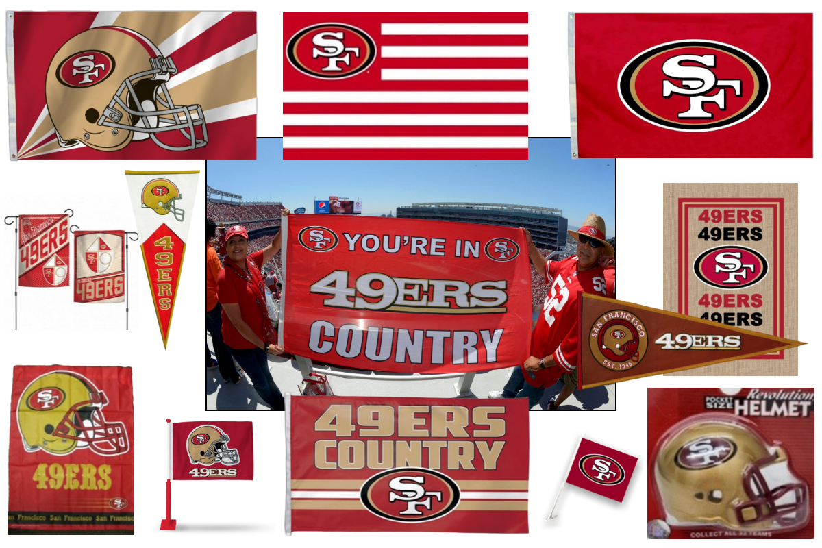 San Francisco 49ers Flags, Banners and other Fan Favorites