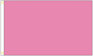 Pink Crocus Solid Color Flag DuPont SolarMax Nylon 3x5 FT
