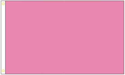 Pink Crocus Solid Color Flag DuPont SolarMax Nylon 3x5 FT