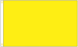 FM Yellow Solid Color Flag DuPont SolarMax Nylon 3x5 FT