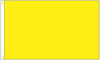 FM Yellow Solid Color Flag DuPont SolarMax Nylon 3x5 FT