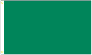 Irish Green Solid Color Flag DuPont SolarMax Nylon 3x5 FT