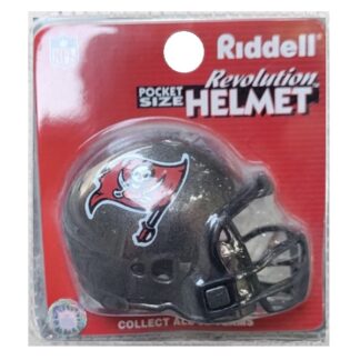 Tampa Bay Buccaneers Riddell Pocket Size Revolution Helmet Pewter