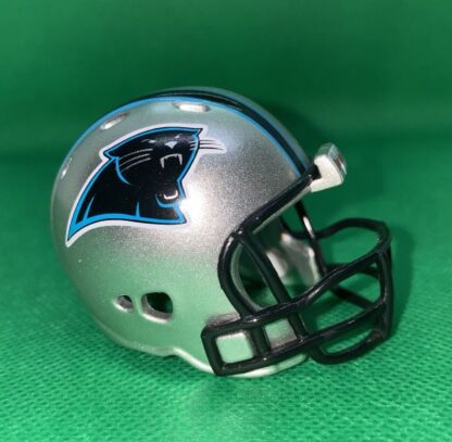 Carolina Panthers Riddell Pocket Size Revolution Helmet Silver