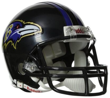Baltimore Ravens Riddell Mini Throwback Helmet 1965-1981 Black 6.5×5 In
