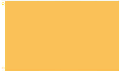 Spanish Yellow Solid Color Flag DuPont SolarMax Nylon 3x5 FT