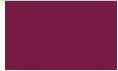 Wineberry Solid Color Flag DuPont SolarMax Nylon 3x5 FT