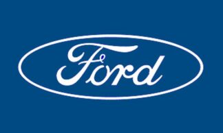 Ford Blue Flag Double Sided