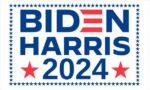 Biden Harris 2024 White Flag 3X5 FT