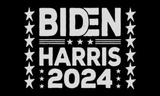 Biden Harris 2024 Black Flag 3X5 FT