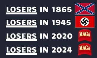 Losers in 1865 Losers in 1945 Losers in 2020 Losers in 2024 3x5 Ft Flag
