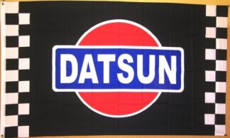 Datsun Checkered Black Flag