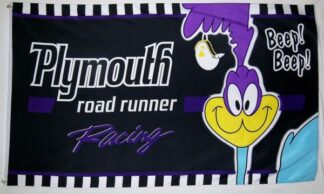 Plymouth Road Runner Racing Black Flag
