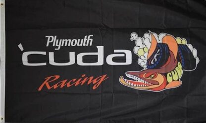 Plymouth Cuda Racing Flag