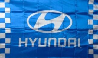 Hyundai Blue Checkered Flag