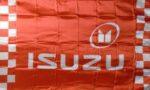 Isuzu Red Checkered Flag 3x5 FT