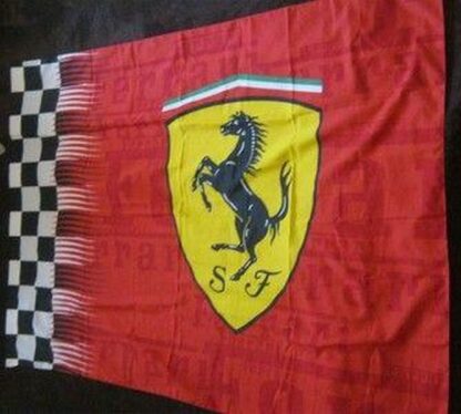 Ferrari Red Checkered Flag