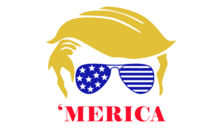 Trump 'Merica White Flag 3x5 FT