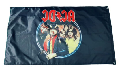 AC DC Highway To Hell Flag