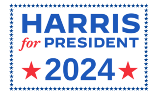 Harris For President 2024 White Flag 3X5 FT